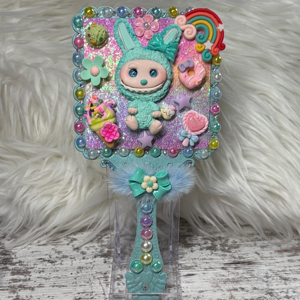 Colorful Labubu-Themed Mirror